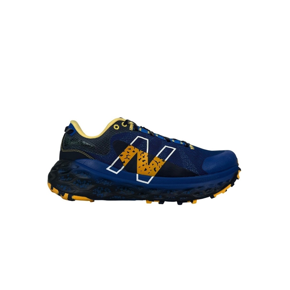 New Balance Fresh‎ Foam X More Trail V2 Mens 11 Wide 2E Blue Yellow MTMORBY2